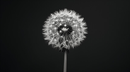 dandelion isolated on white