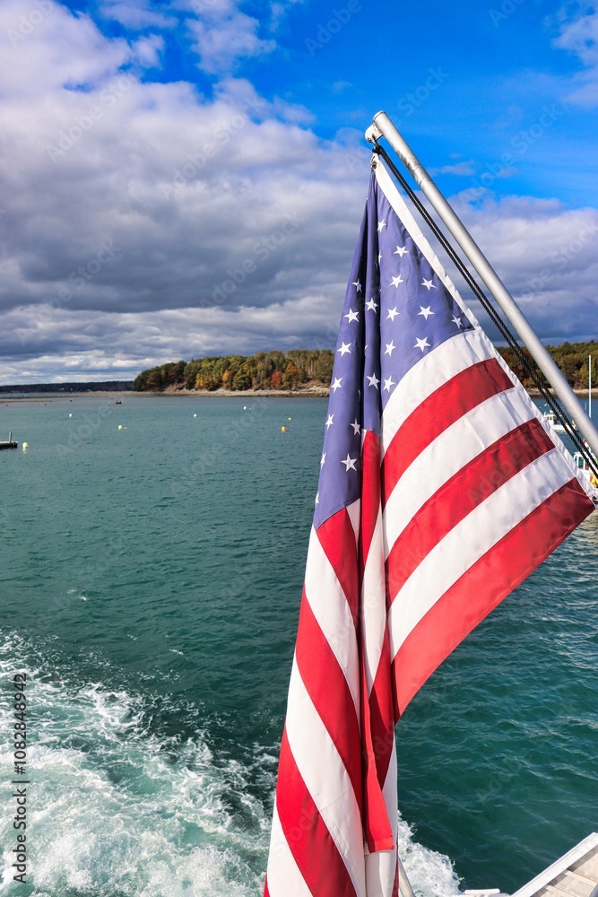 Poster Bar Harbor, Maine, USA