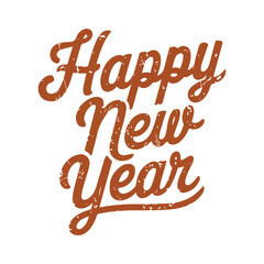 Obraz premium Happy New Year T-Shirt Design