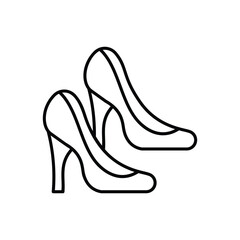 Wedding Shoes vector icon