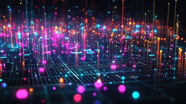 3D Scatter Plot of Global Smartphone Adoption and Internet Penetration Trends Over a Decade