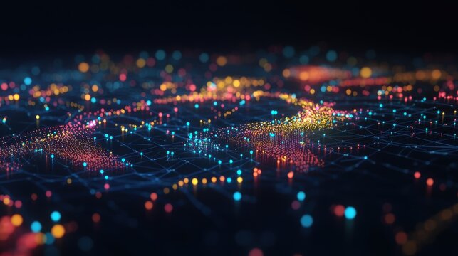 3D Scatter Plot Showing Global Urbanization and Carbon Emissions Trends for Data Analysis