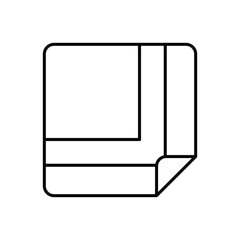 Handkerchief vector icon