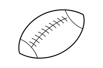 Baseball Vector Illustration - Classic Sports Ball Design with Stitching, Minimalist Athletic Graphic Art