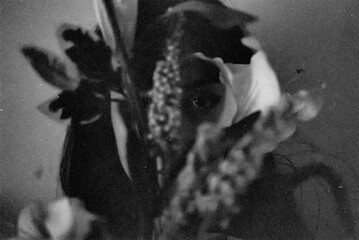 black and white image