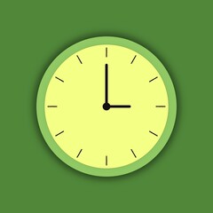 Colorful Simple Minimalist Time  