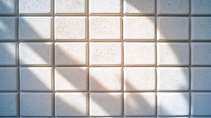 Close-up view of a textured gray concrete facade showcasing rectangular blocks with stunning depth in a detailed industrial setting