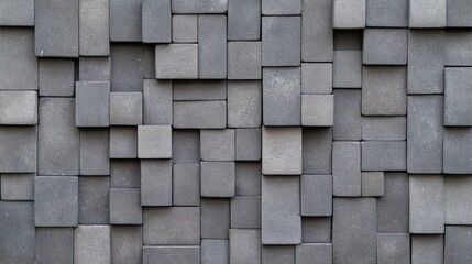 Textured gray cinder block wall showcasing architectural elements in a modern setting under soft natural light