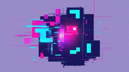 Digital innovation concept abstract design technology artwork modern environment creative viewpoint futuristic theme for enhanced online visibility