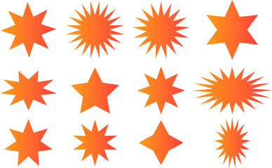 Obraz premium set of stars