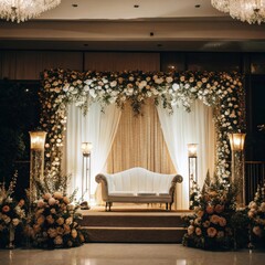 Design A Luxurious Wedding Stage With A Soft Ivory (2) 3 4x