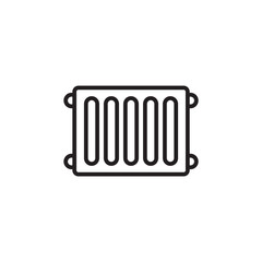 Conditioner Heater thin line vector icon.