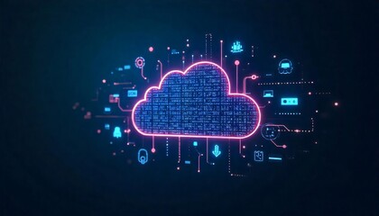 a computer generated image of a cloud with words