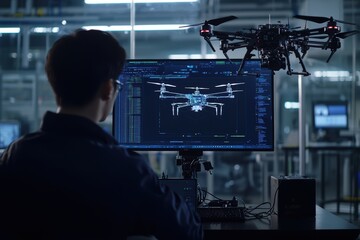 AI Model Testing for Autonomous Drone Navigation in High-Tech Lab Environment