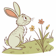 rabbit in the grass