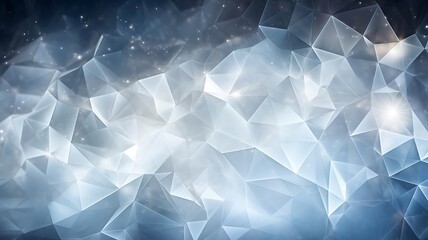 Obraz premium White Triangular Shapes Form a Minimalist and Mesmerizing Geometric Design 
