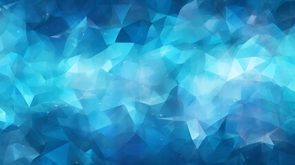 Obraz premium Cyan Triangular Shapes Form an Intricate and Vibrant Geometric Pattern 