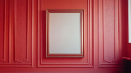 "Stock image of a blank frame mockup with an interior background, featuring a looping view."






