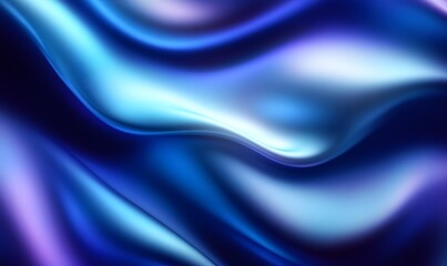 Abstract dark blue background Silk satin Navy blue color Elegant background with space for design Soft wavy folds