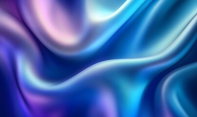 Abstract dark blue background Silk satin Navy blue color Elegant background with space for design Soft wavy folds