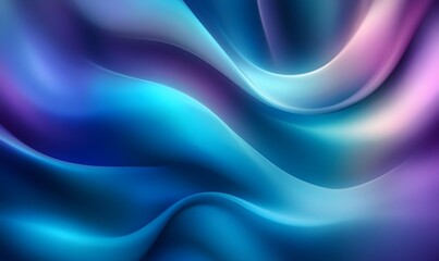 Naklejka premium Captivating Wavy Texture Of Blue Abstract Shapes Background