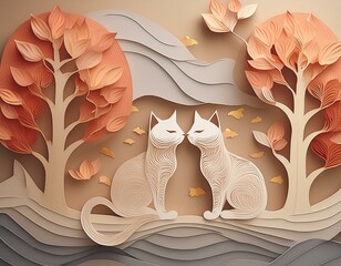 colorful cat wallpaper, colorful cat background, colorful cat pattern, colorful cat pattern wallpaper