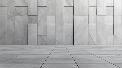 Fototapeta premium Contemporary Wall Art: A Geometric Pattern of Marble Slabs