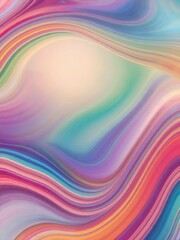 Obraz premium Abstract colorful rainbow band with soft flowing lines in various hues, flow, abstract