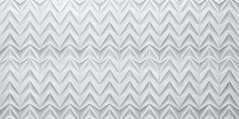 Fototapeta premium Abstract Geometric White Triangle Pattern, Wall Texture, Minimalism, Architecture, Design , Pattern , Abstract