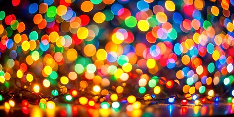 Colorful Bokeh Lights Abstract Background, Abstract , Background