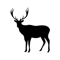 Reindeer silhouette