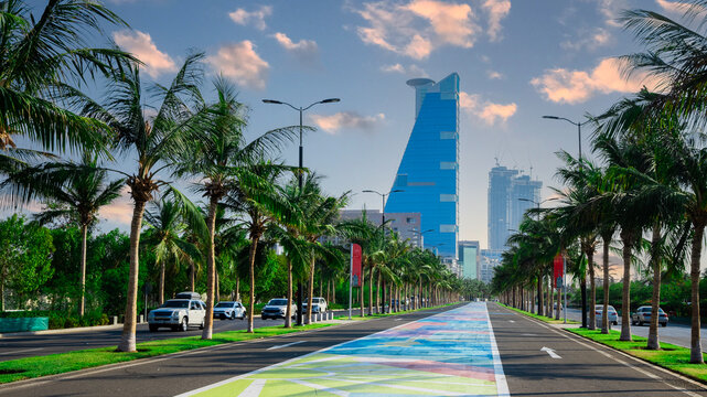 Jeddah Saudi Arabia Walking Street landscape