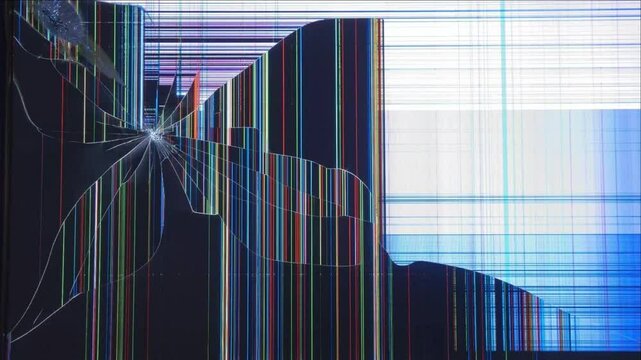 Cracked Computer Screen