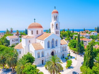 A view of the ancient city of Paphos in Cyprus, which is known for its history and culture. Paphos is a major festival and cultural center once a year.