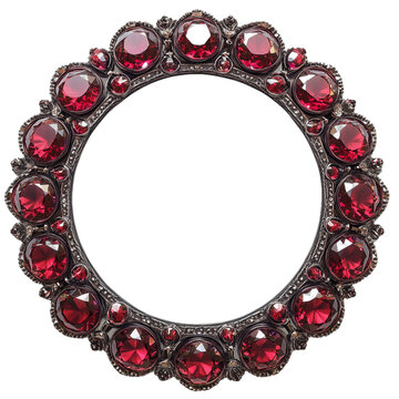 ruby frame on transparent