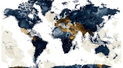Global Income Level Map Visualization