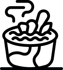 Steaming herbal tea brewing in a wooden cup, featuring herbs and steam, perfect for representing health, wellness, and relaxation