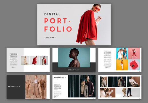 Digital Portfolio ayout