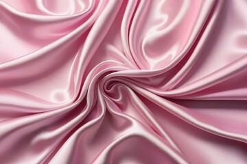 Obraz premium Texture background pattern. Pink silk fabric.