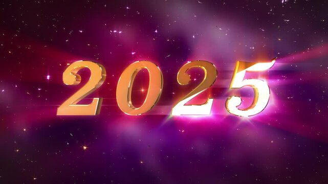 High quality 2025 New Year opening animation
