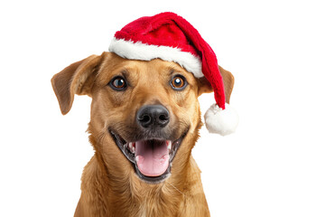 Dog on isolated background