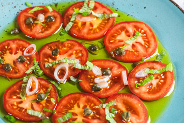 modern tomato salad