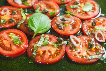 modern tomato salad