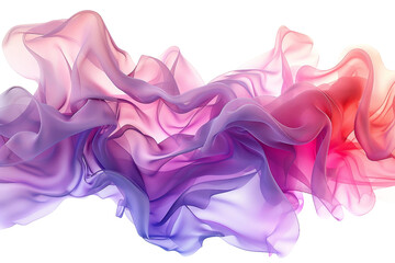 Obraz premium smoke on white background