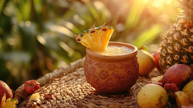 mexican tepache cocktail