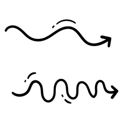 Obraz premium Arrow Hand drawn 