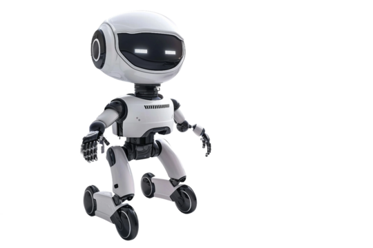 AI Robot Assistant Ready to Provide Help and Enhance Productivity