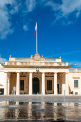 Fototapeta premium Valletta (il-Belt Valletta) Main Guard and Chancery Xlokk South Eastern Region of Malta