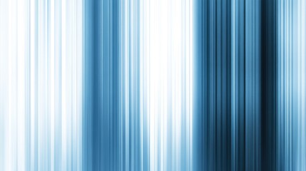 Fototapeta premium Abstract Blue and White Vertical Stripes Background with Smooth Gradient Effect for Use in Digital Design Projects and Creative Applications