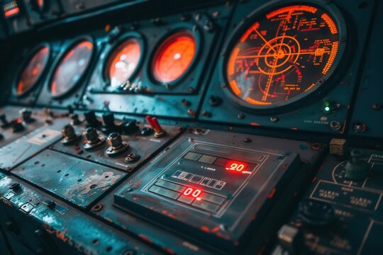 Tension Peaks as a Countdown Timer Illuminates a Missile Control Panel During a High-Stakes Global Crisis
